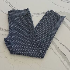Elliot Lauren Pull-On Styling NavyWht Stretch Pant - SZ10